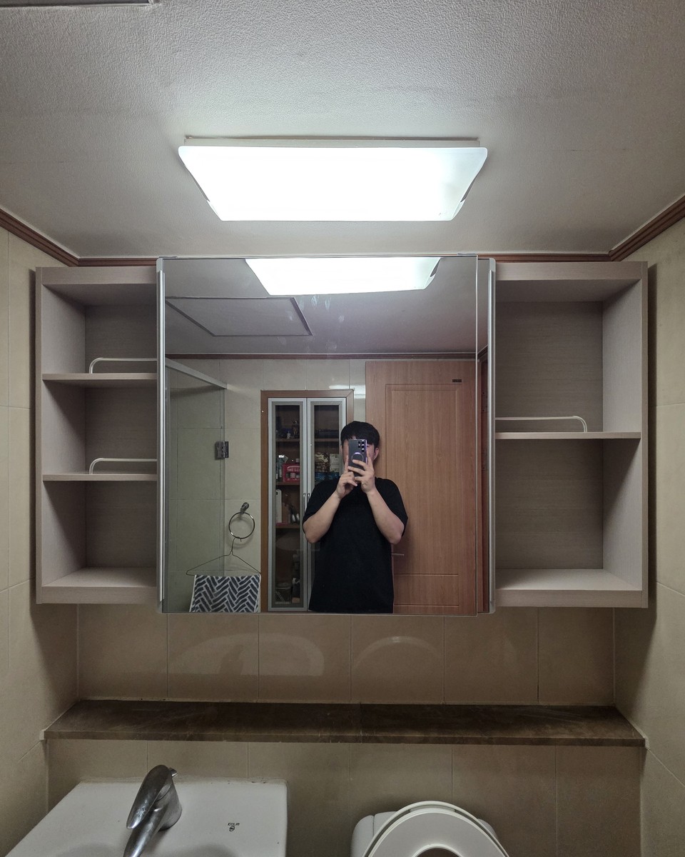 용인 수지구 기성품 욕실장 교체 설치 시공 후