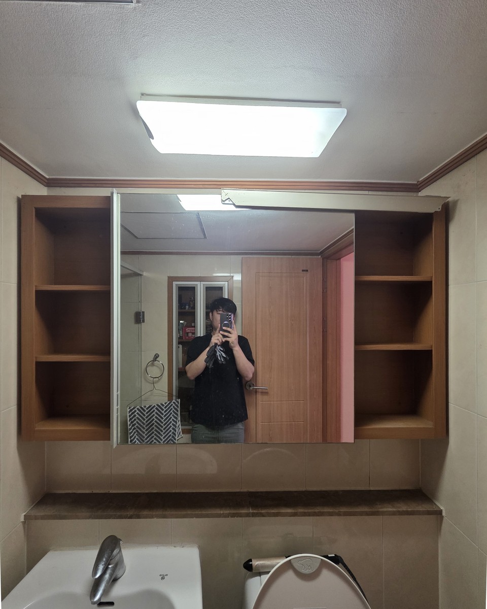 용인 수지구 기성품 욕실장 교체 설치 시공 전